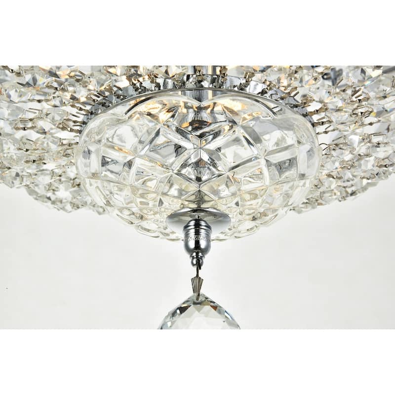 Noah 6-light 16-inch Flush-Mount Chandelier - 16 Inch