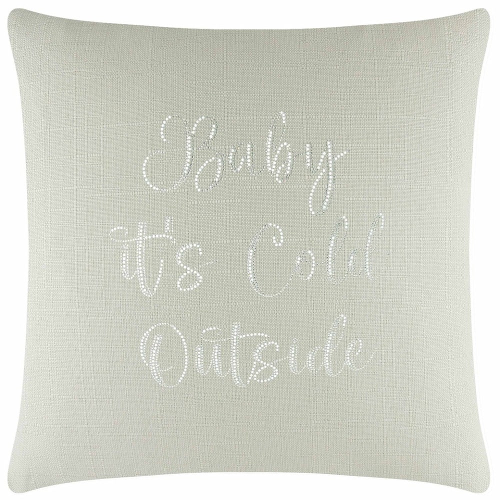 Sparkles Home Baby It's Cold Outside Pillow