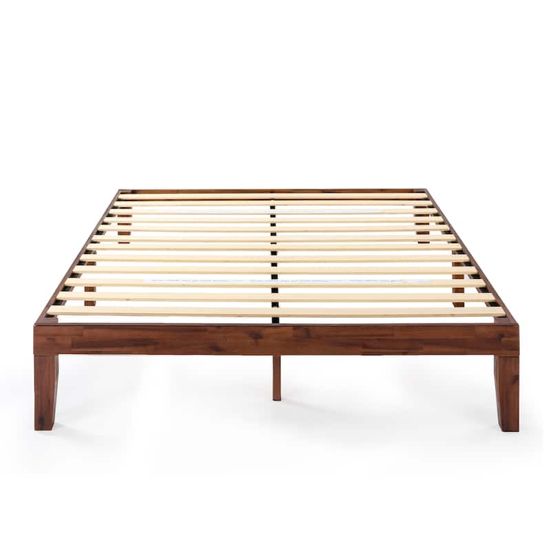 12" Classic Solid Wood Platform Bed Frame