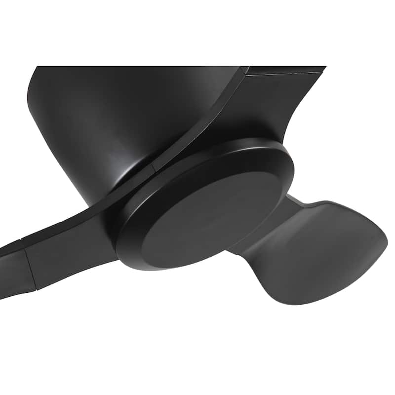 Sofucor 40/42/52 Inch Flush Mount Low Profile Ceiling Fans with Lights and Remote,3 ABS Blades,for Bedroom Patio