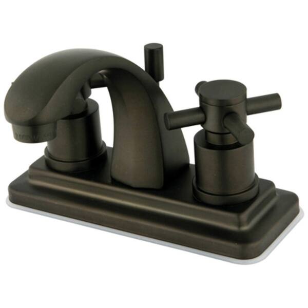 Kingston Brass Concord Centerset Bathroom Faucet with Brass PopUp