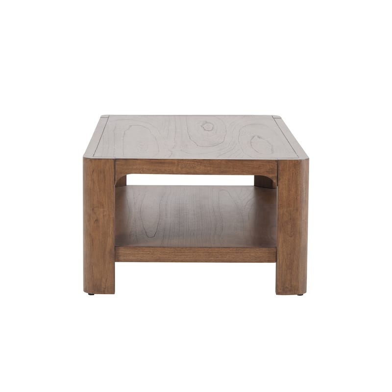 NPD Furniture Trevin Coffee Table with Open Shelf