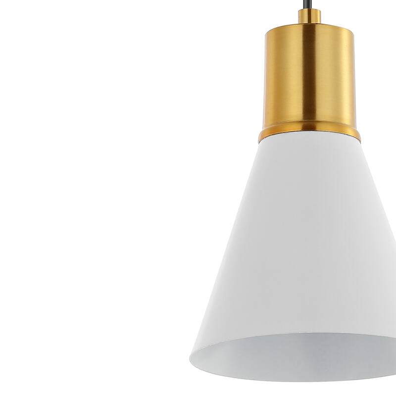 Watts Mid-Century Modern Iron LED Pendant, by JONATHAN Y