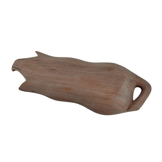Hand Carved Pig Shaped Decorative Wooden Serving Tray 15 Inch Decorative Wooden Serving Tray 15 Inch