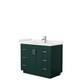 Option Green, Nickel Trim, White Quartz Top