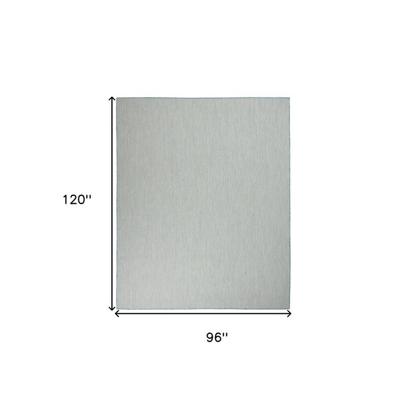 HomeRoots Contemporary Rectangle Outdoor Rug - 8' X 10'