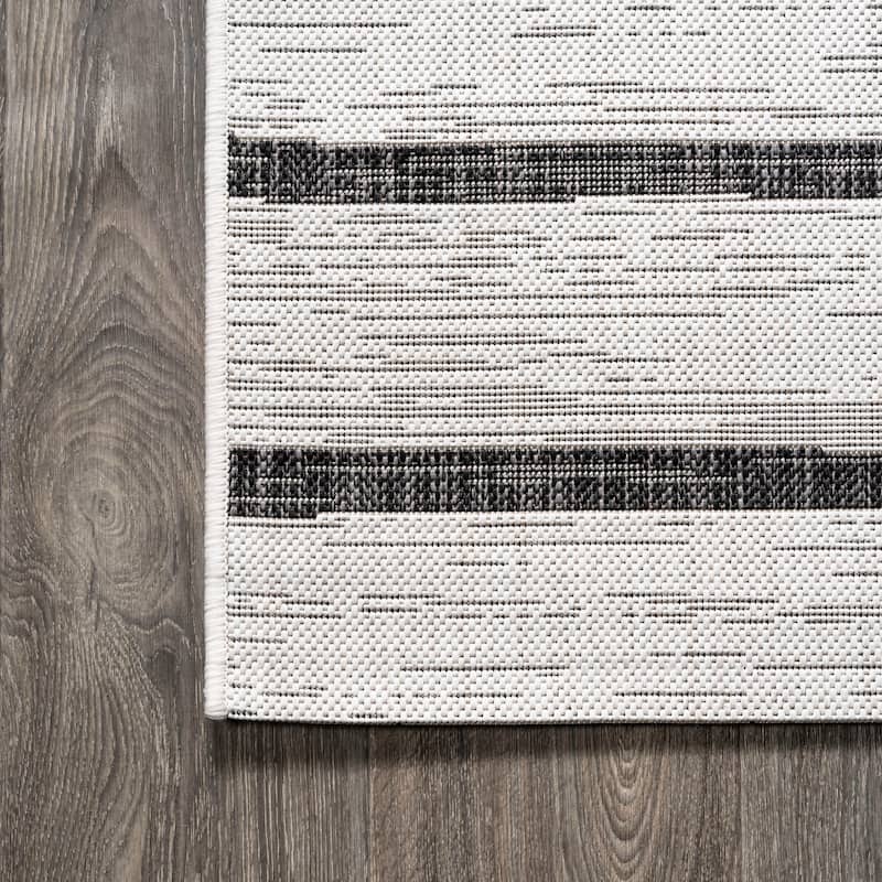 JONATHAN Y Andratx Berber Stripe Indoor/Outdoor Area Rug