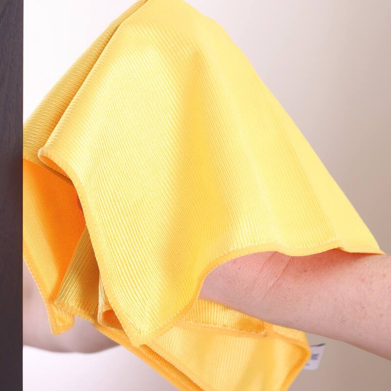 Arkwright 12-Piece Shiny Glass Cleaning Cloths - 16x16