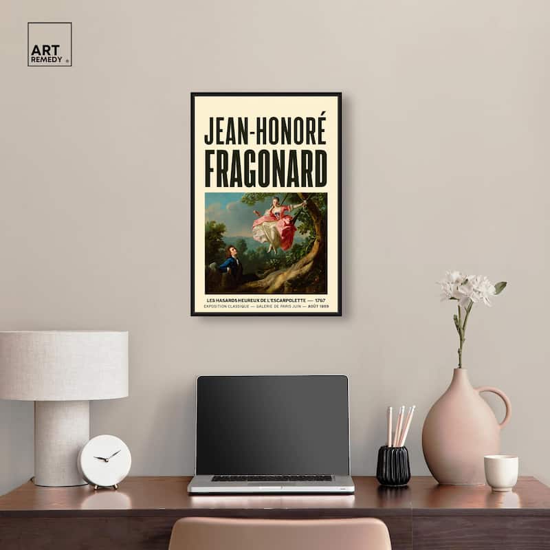Fragonard's Swing Canvas by Art Remedy