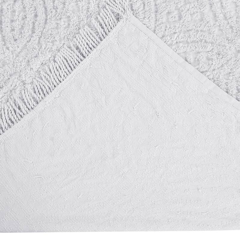Better Trends Wedding Ring 100% Cotton Soft & Plush Chenille Tufted Bedspread - Loop Design, Machine Washable & Tumble Dry Safe
