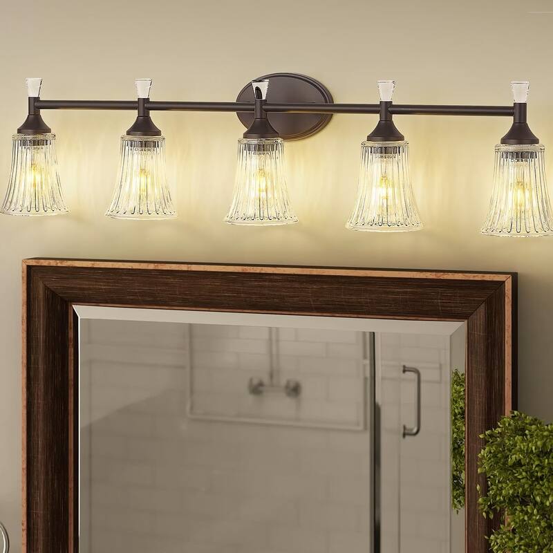 5-Light Bathroom Vanity Lights for Bathroom