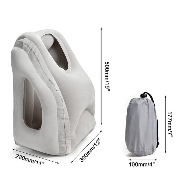 Air Pillow Inflatable Cushion Portable Head Lumbar Rest Compact