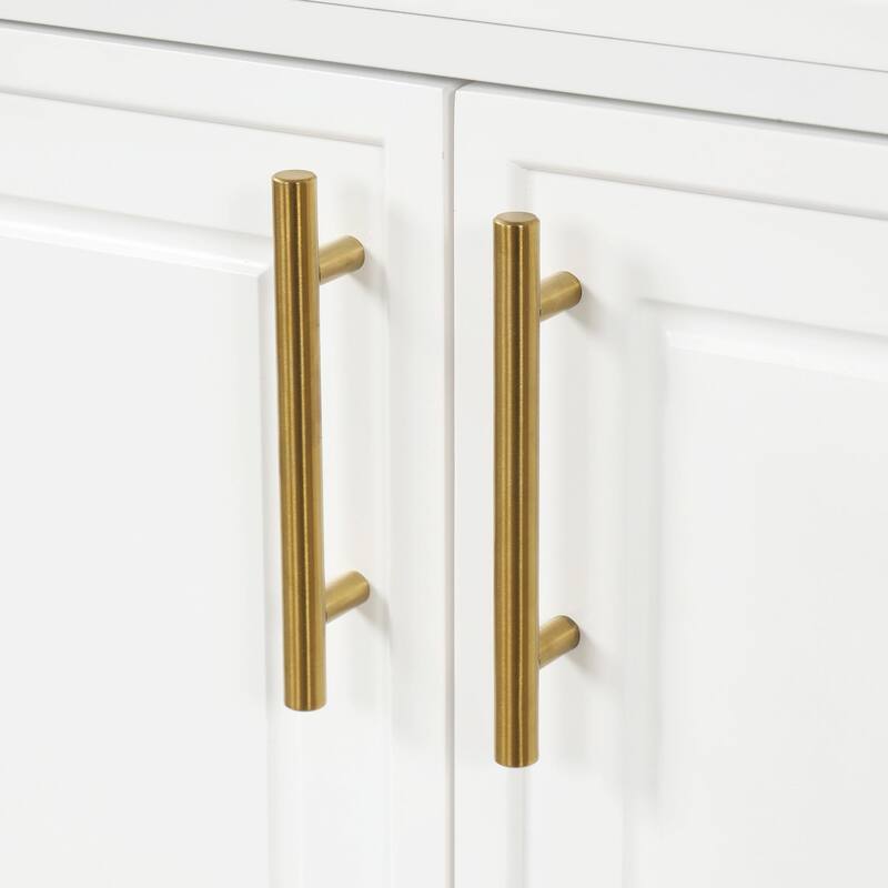 36" Bathroom Vanity with Sink Top, Cabinet with Two Doors and Three Drawers