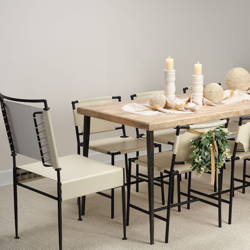 Jamie Young Farmhouse Wood Dining Table