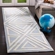 preview thumbnail 3 of 10, SAFAVIEH Handmade Kids Dagrund Wool Rug 2'6" x 8' Runner - Blue/Ivory - Runner