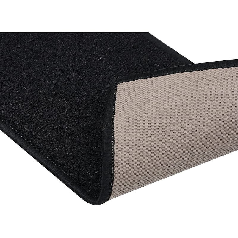 Stair Treads Greek Key Meander Design Non Slip Backing, 8.5''X26''
