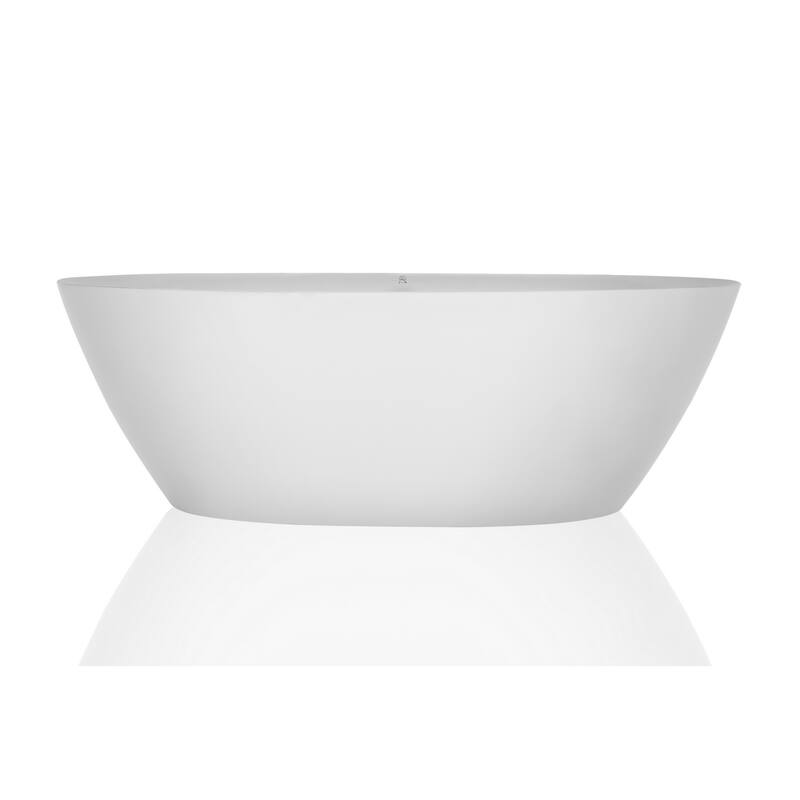 Empava 71 in Acrylic Freestanding Bathtub Large Deep Soaking SPA Tubs