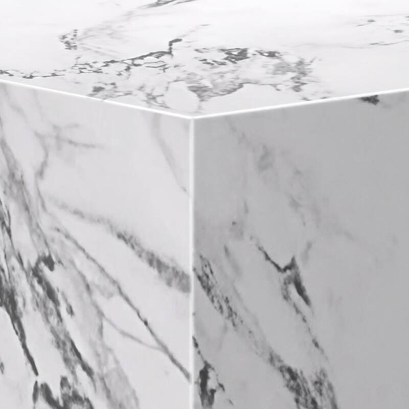 Contemporary ECC Concrete Contract Grade Square Accent Table