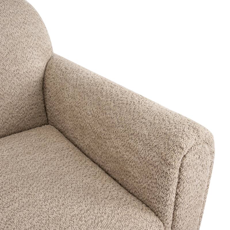 Christopher Knight Home - Rapallo Modern Upholstered Accent Chair with Plush Fabric Seat