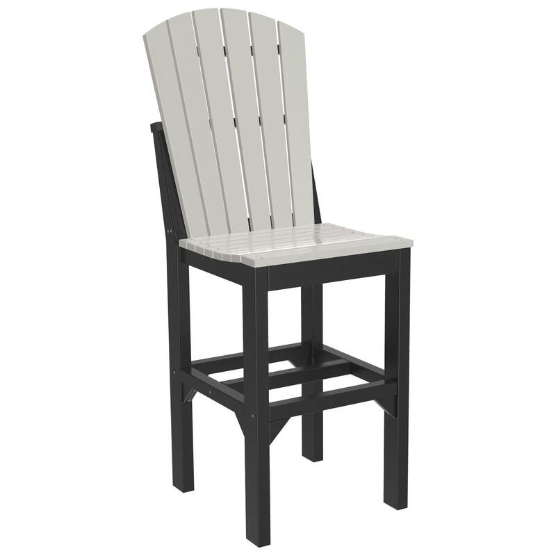 Set of 4 Poly Lumber Adirondack Dining Chairs