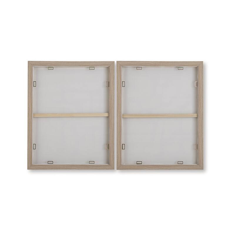 Signature Design by Ashley Waldett Beige/White Wall Art (Set of 2)