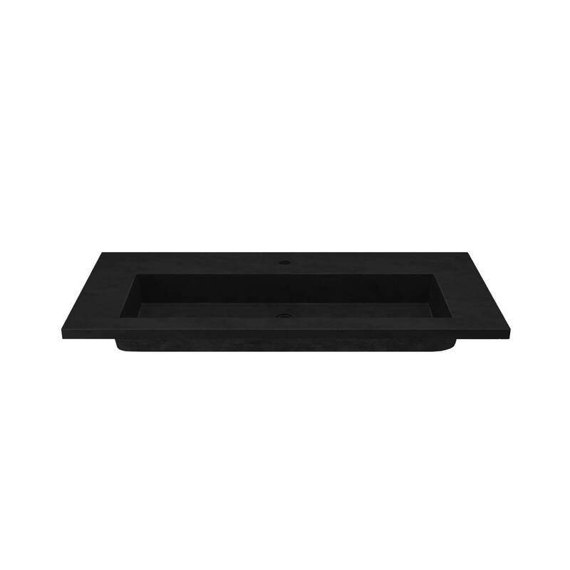 Capistrano 48.5-inch Concrete Vanity Top with Integral Trough Sink