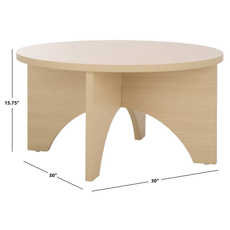 SAFAVIEH Home Eustace Coffee Table - 30"W x 30"D x 16"H