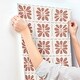 preview thumbnail 5 of 5, York Wallcoverings Mimosa Fleur Terracotta Wallpaper
