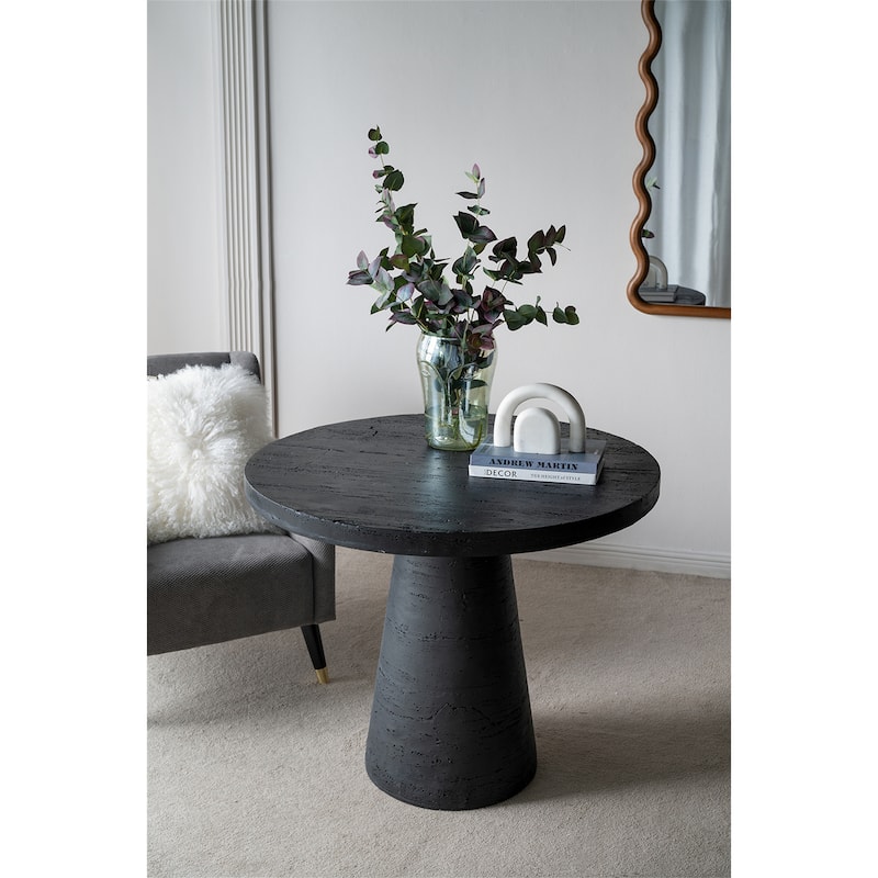 Glass Dining Table ROUND Tempered Glass BAR Table top - Black