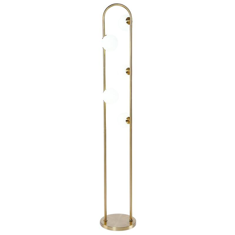 Modern Living Room LED Floor Lamp, High Angle Lamp for Bedroom - Gold