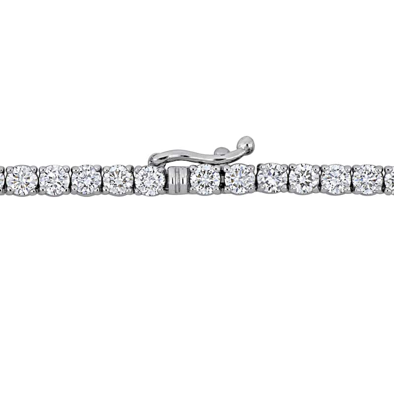 Miadora 14k or 18k White Gold Diamond Necklace 4 to 15 3/8ct TDW