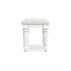 preview thumbnail 3 of 4, Signature Design by Ashley Trindura White Vanity Stool - 19"W x 16"D x 18"H
