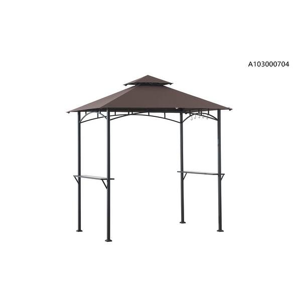 Shop Sunjoy Brylee 5 Ft X 8 Ft Grill Gazebo On Sale Overstock 14310128