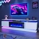 preview thumbnail 41 of 97, 70"/80" Modern Fireplace TV Stand with 36" Electric Fireplace
