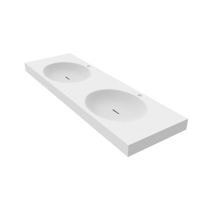 Darleen Shallow Basin Wall Mounted Bathroom Sink