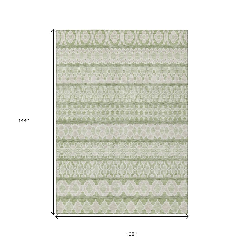 HomeRoots Quatrefoil Transitional Rectangle Outdoor Rug