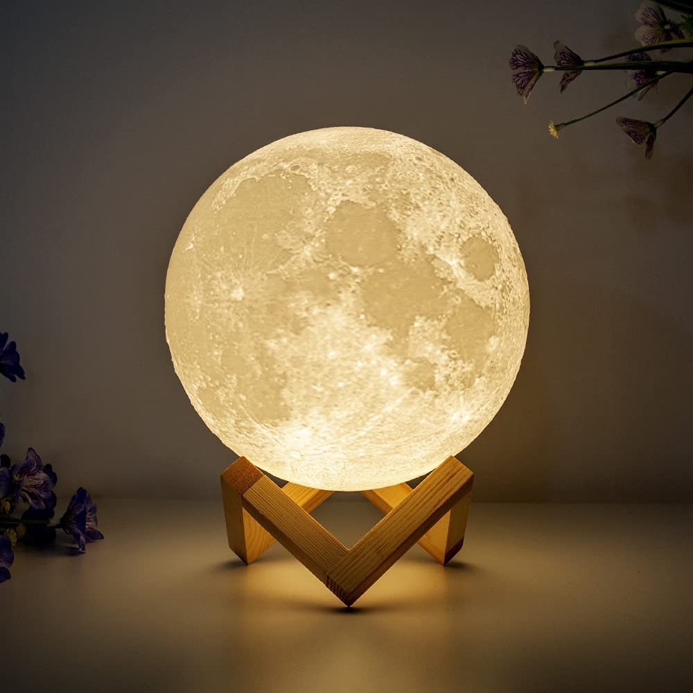 3D Printed Moon Lamp - N/A