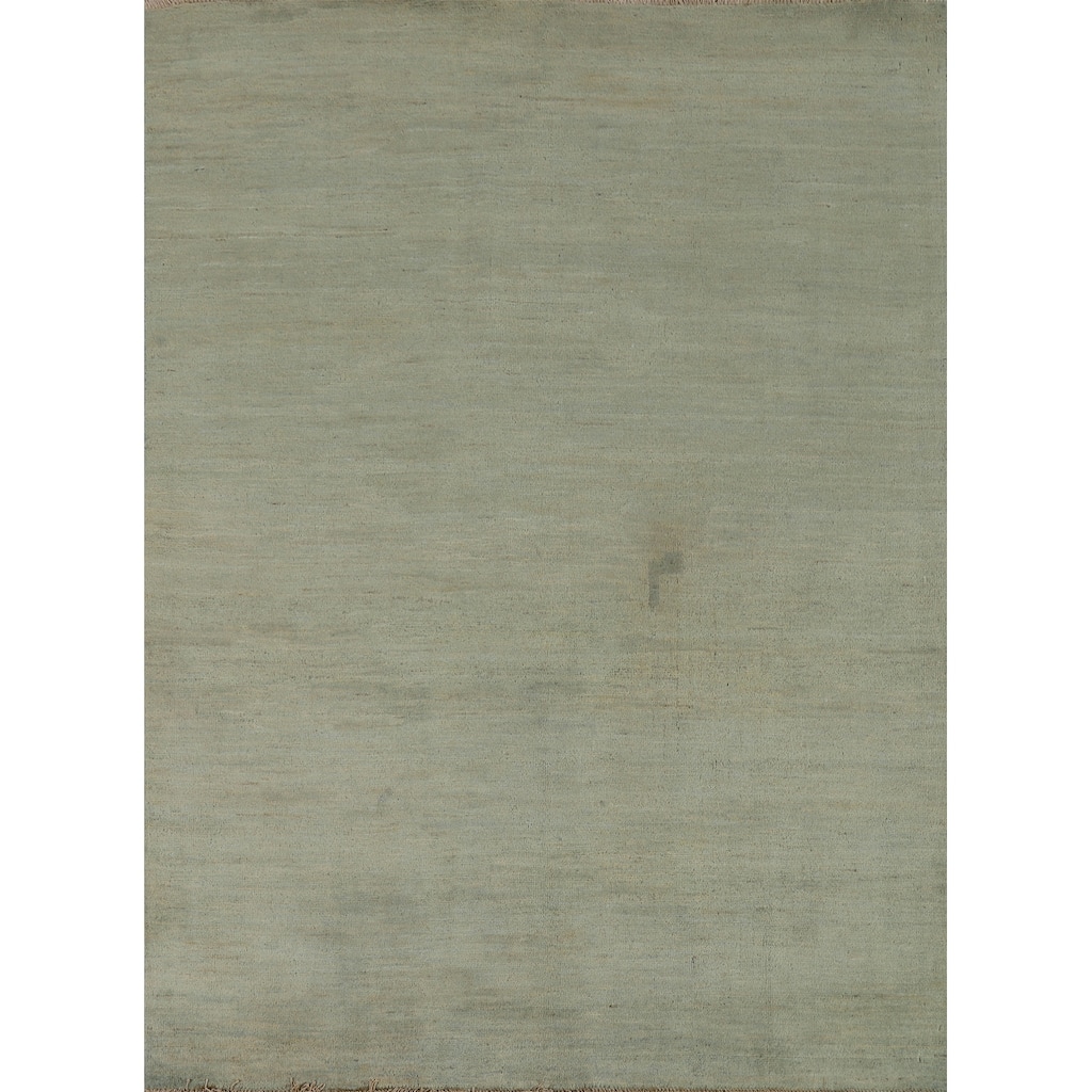 Gabbeh Modern Oriental Rug Hand-Knotted Wool Carpet - 5'0"x 6'5"