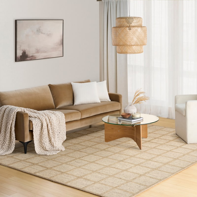 DKNY Pure Framework Indoor only Geometric Area Rug