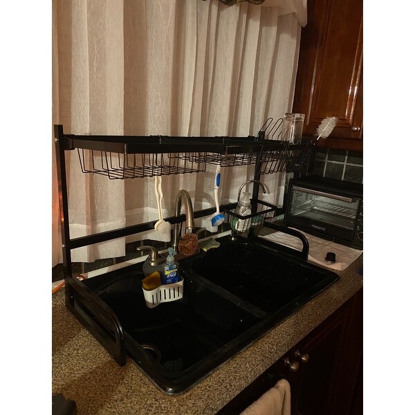Top Product Reviews For 1easylife Over The Sink Dish Drying Rack Length Adjustable 32188147 Overstock List of best seller dish racks in 2021. overstock com