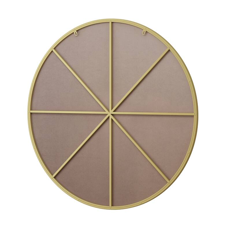42 Inch Circular Mirror Metal Framed Round Mirror,Vanity Mirror