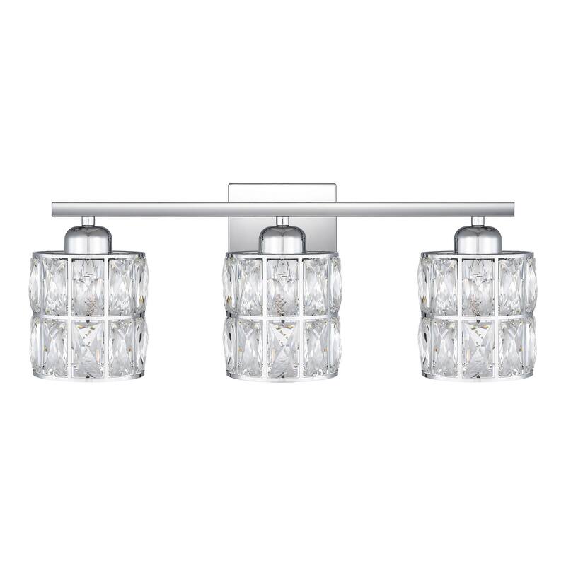 Gibson Three Light Bath - Polished Chrome