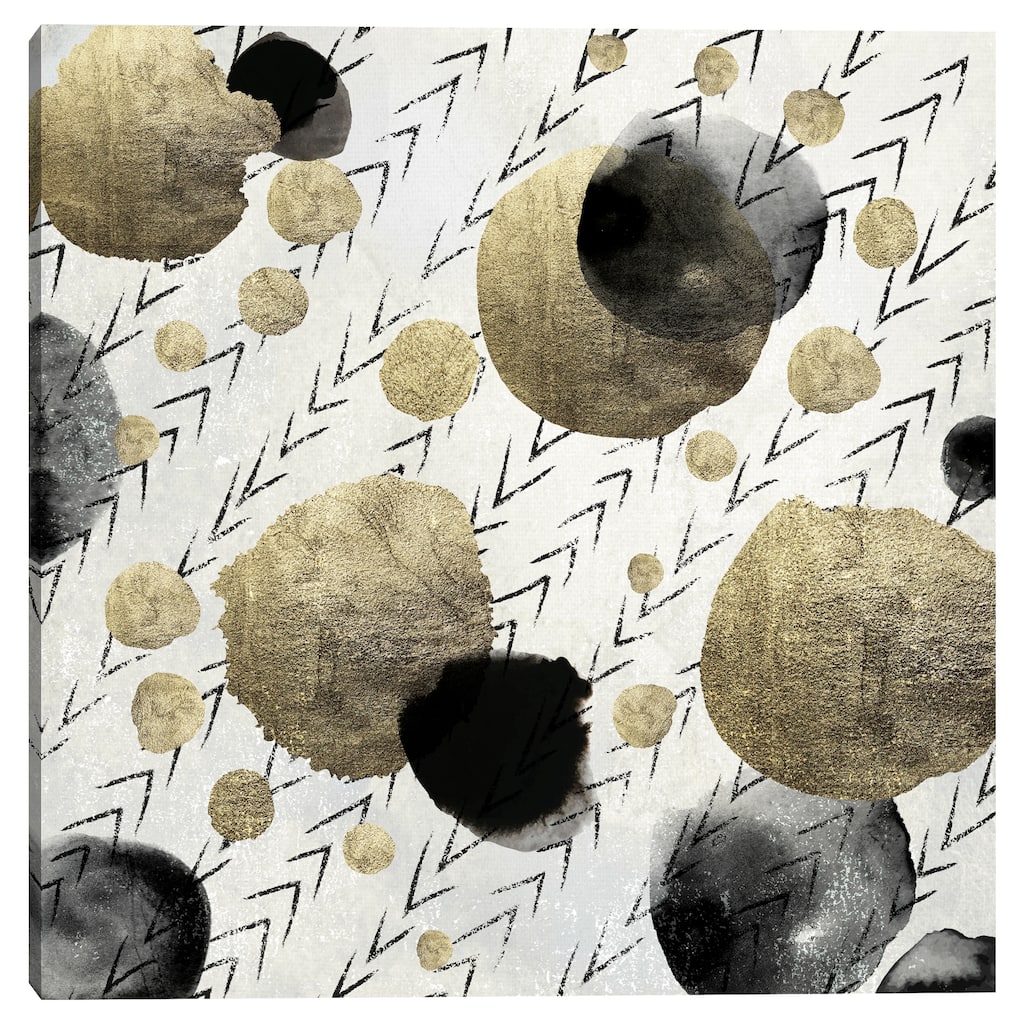 Textile Golds by Synthia SAINT JAMES Canvas Art Print