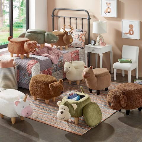 iQ Friends - Animal Storage Ottomans by iNSPIRE Q Junior