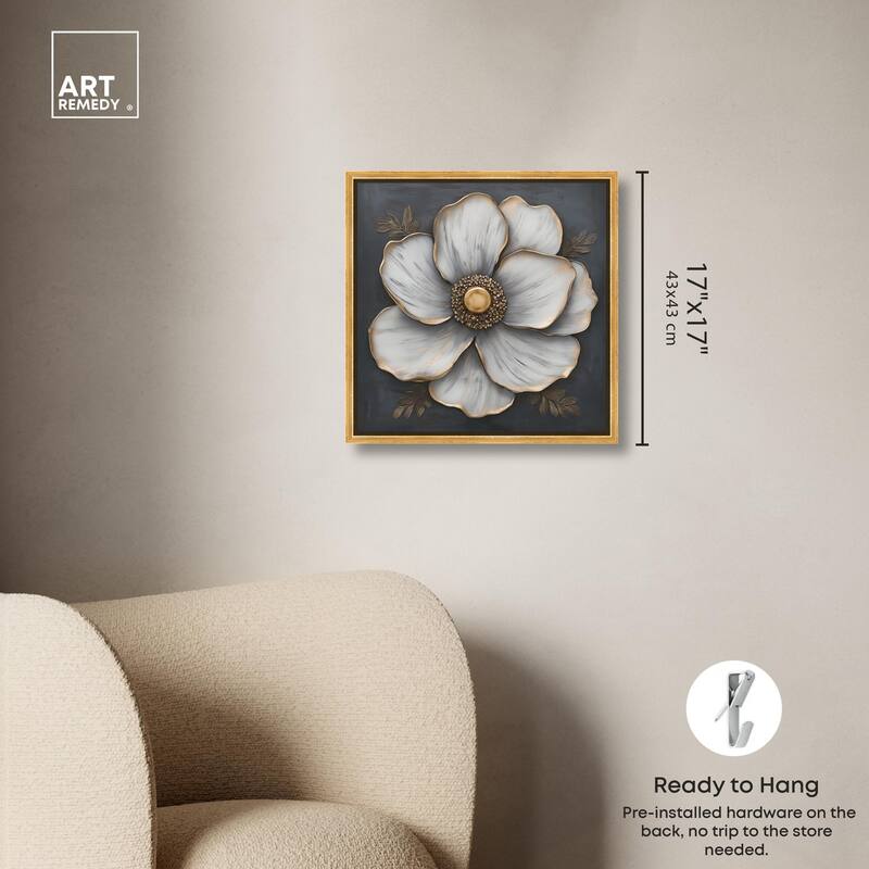 Sculpted Sepals II Canvas by Art Remedy