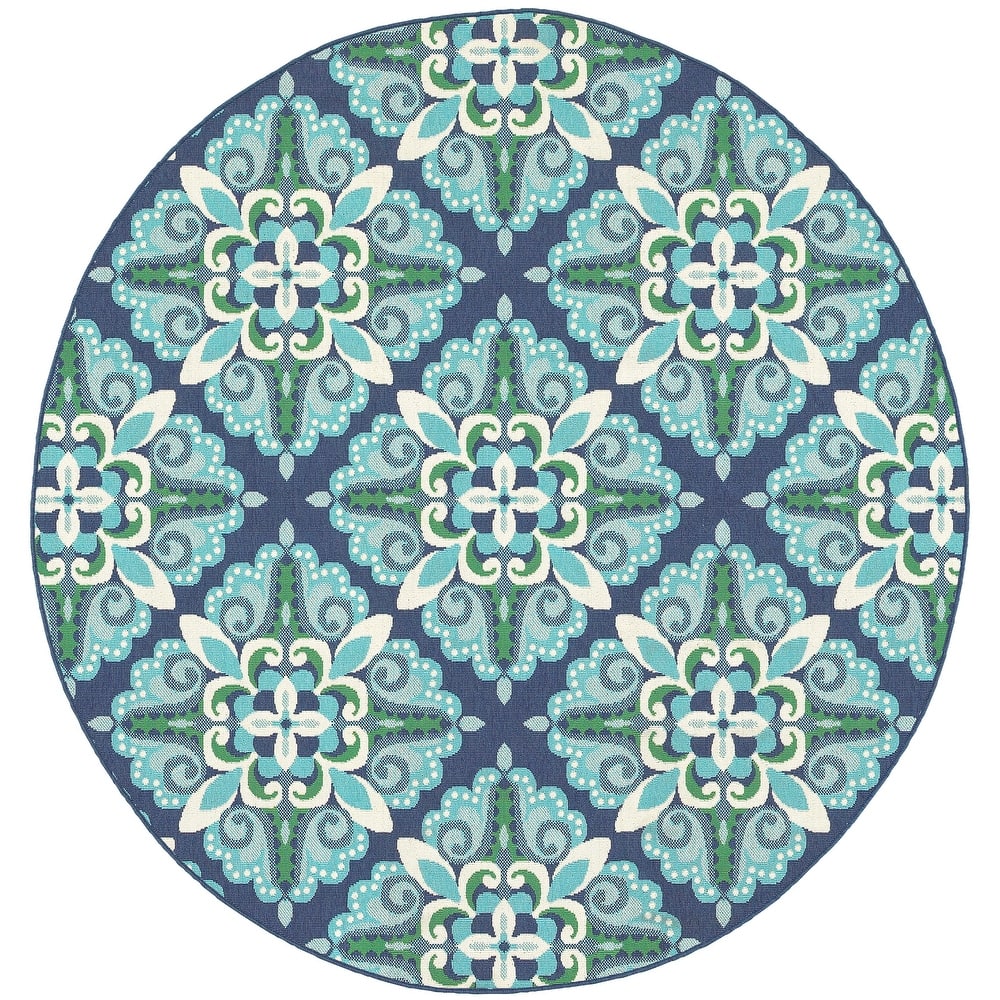 Style Haven Martinque Medallion Indoor Outdoor Area Rug-