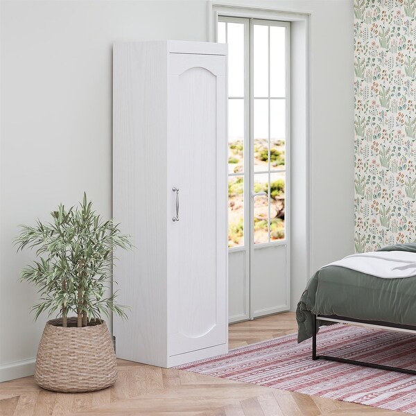 The Novogratz Her Majesty Single Wardrobe Side Storage Cabinet On Sale Bed Bath Beyond 38320047