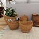 preview thumbnail 20 of 69, Handmade Dried Plant Wicker Contemporary Storage Basket