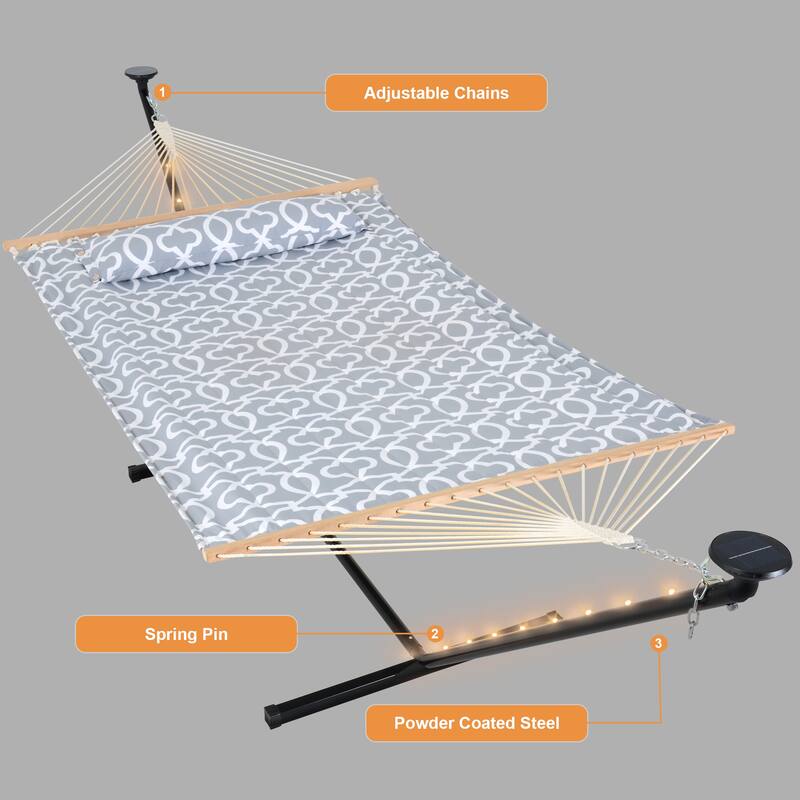 12 ft. Hammock with Stand - 149.6*55.1*45.3