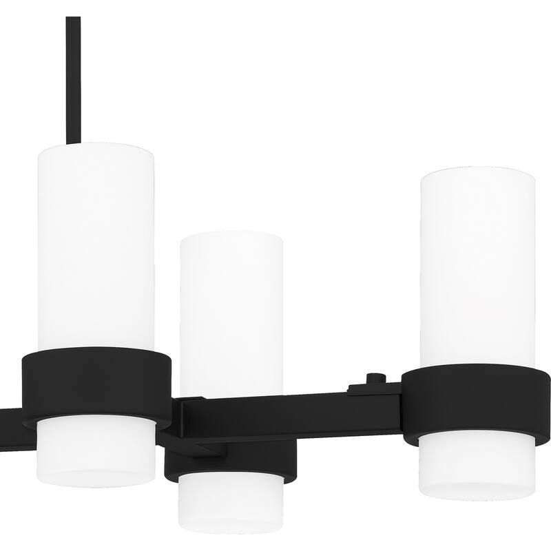 Kimora 6-Light Matte Black Island Light